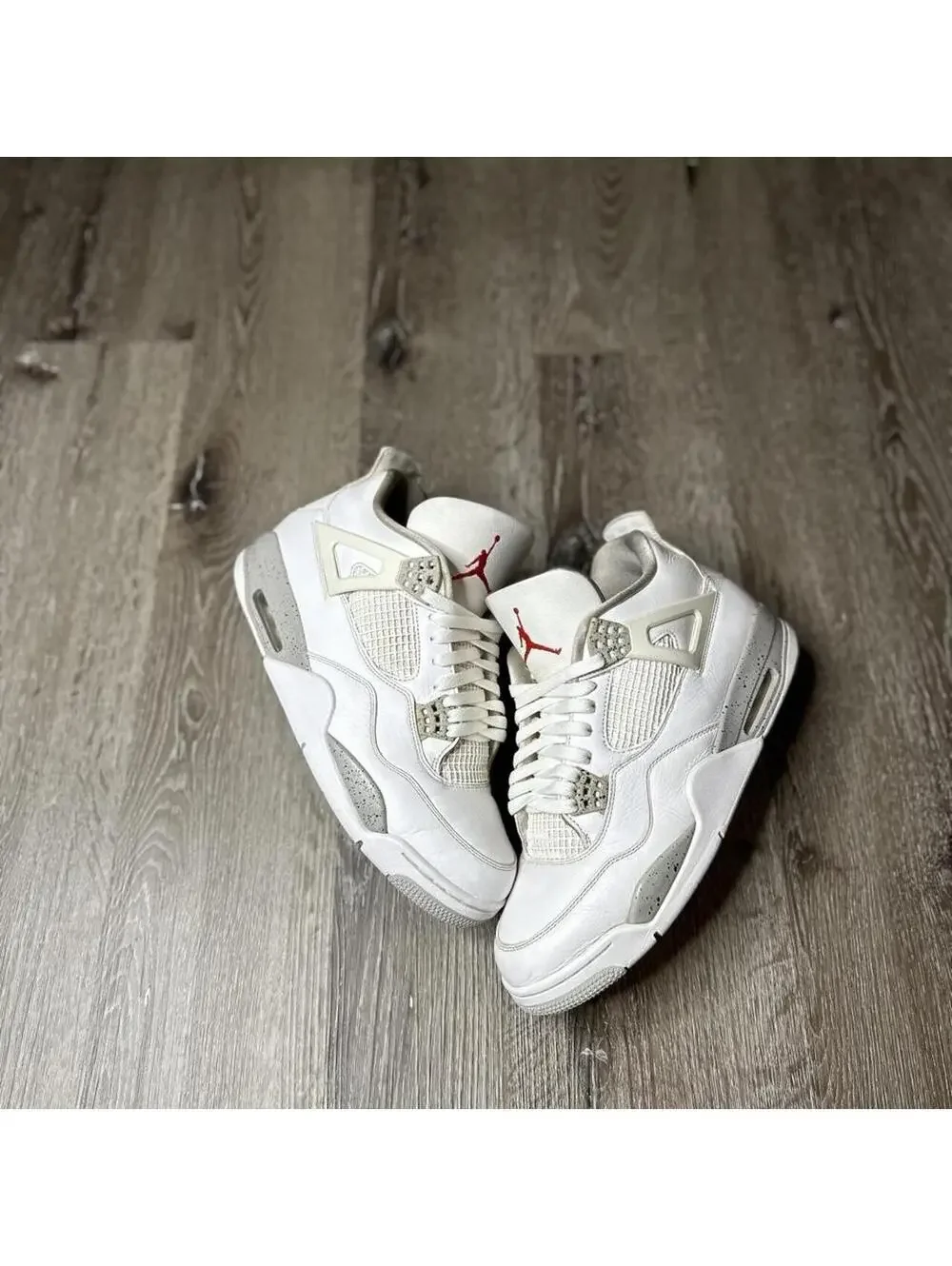 Size 12 - Air Jordan 4 White Oreo